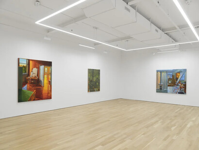 Keiran Brennan Hinton, Change of scenery, exhibition view. Courtesy of Charles Moffett Gallery