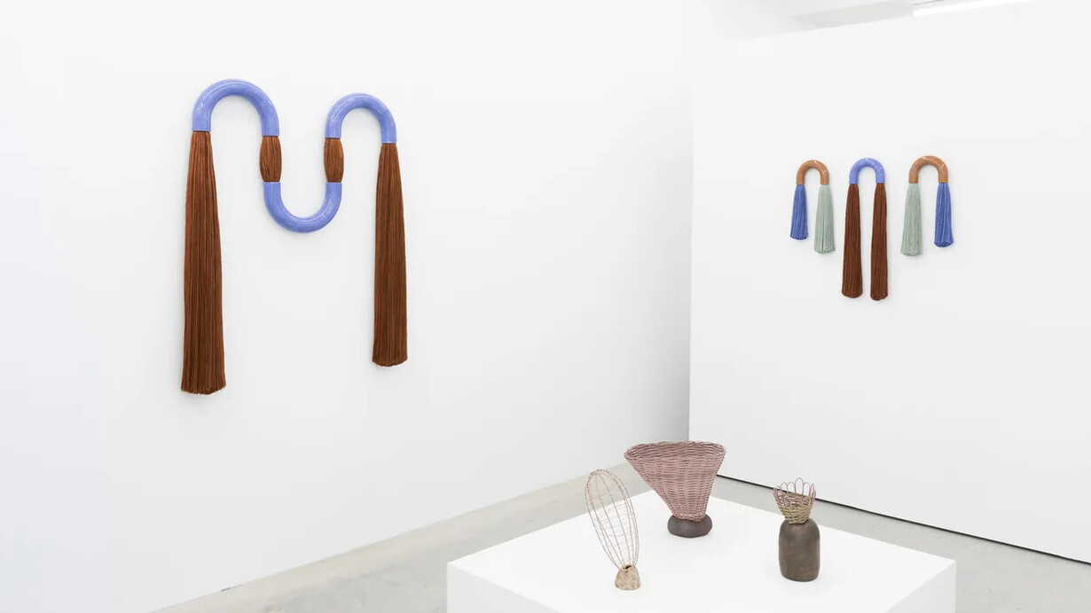 Eliza Bentz, Over and over, again and again, exhibition view. Courtesy of Arden + White Gallery