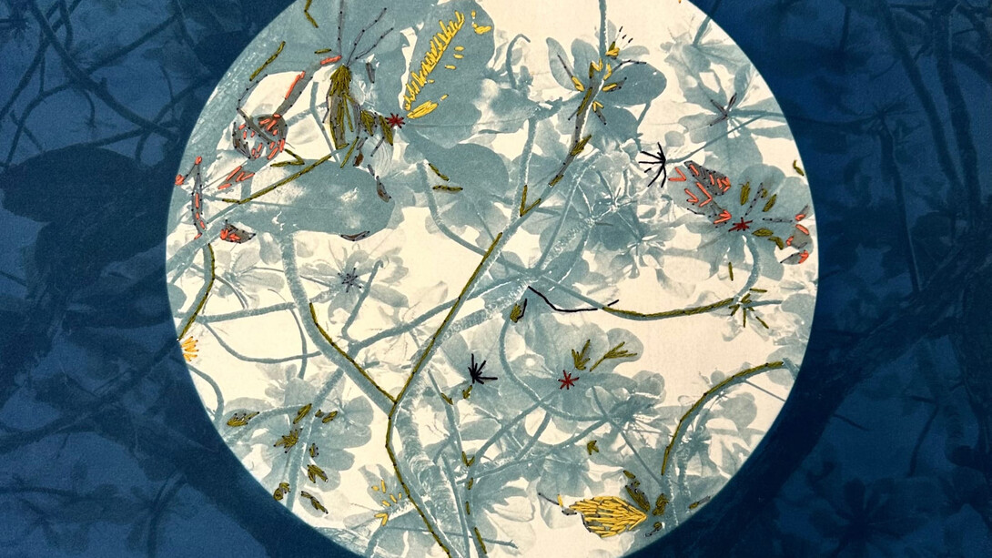 Dora Somosi, Mending madder (detail). Courtesy of Gilman Contemporary