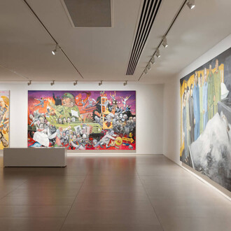 Various artists, The hooligans, exhibition view. Courtesy of White Rabbit Gallery