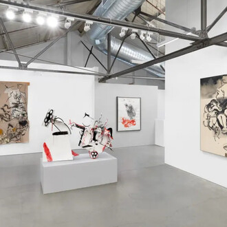 Oliver Lee Jackson, exhibition view. Courtesy of Rena Bransten Gallery