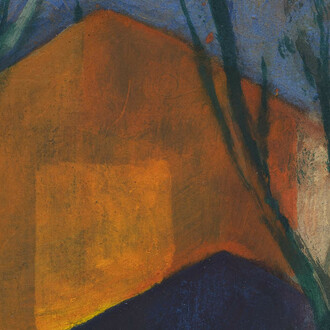 Christine Safa, Maison jaune (détail), 2025. Avec l'aimable autorisation de la Galerie Lelong