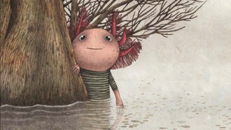 "Il richiamo della Palude", di Davide Calì e Marco Somà. Copertina. Tavole cortesia Kite edizioni