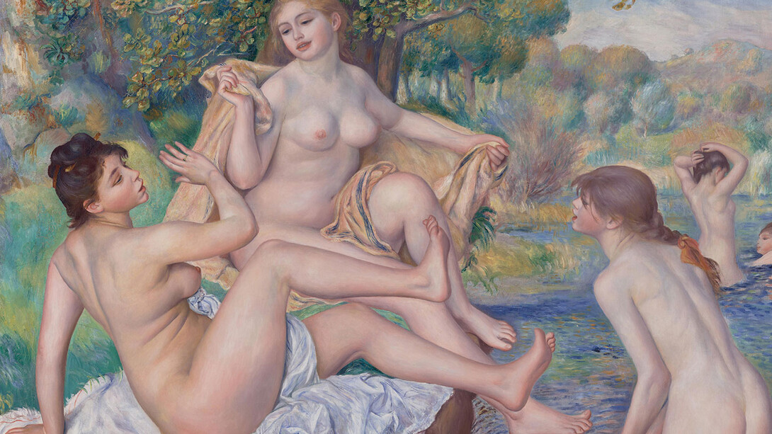 Auguste Renoir, The great bathers (detail), 1886–87. Courtesy of Morgan Library & Museum