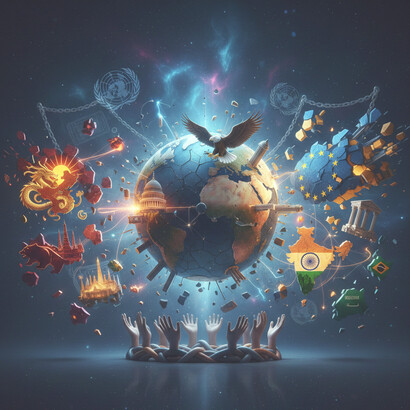 A world of dispersed power emerges, where regional influence reshapes leadership and global norms