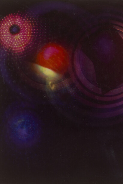 Nicholas Haáz, Color abstraction, ca. 
1948. Courtesy of George Eastman Museum