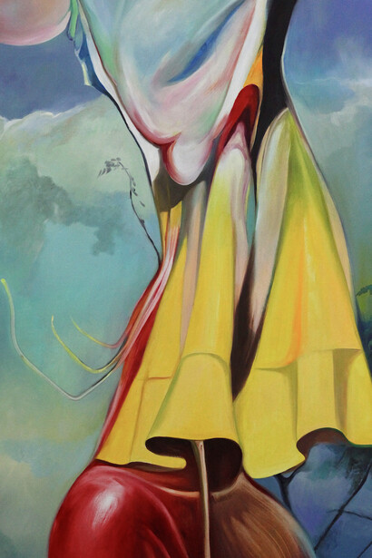 Ling Jian, Green Mars, 2023. Courtesy of Eli Klein Gallery