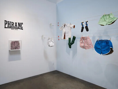 Phranc, Queer for 50 years, exhibition view. Courtesy of Craig Krull Gallery