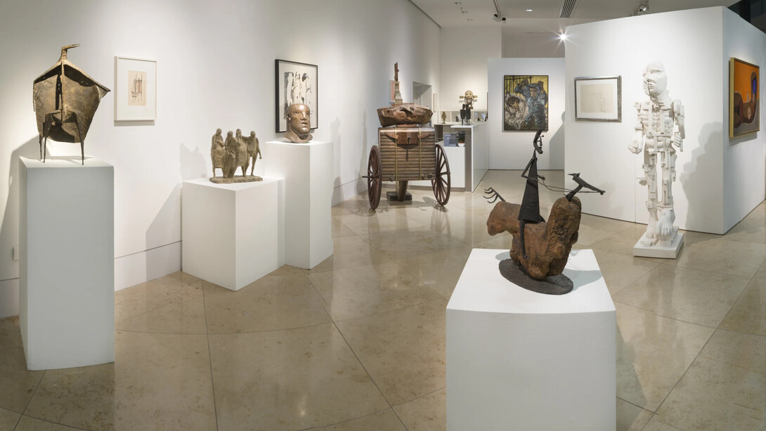 Lynn Chadwick, Reconfiguring the figure, exhibition view. Courtesy of Pangolin London