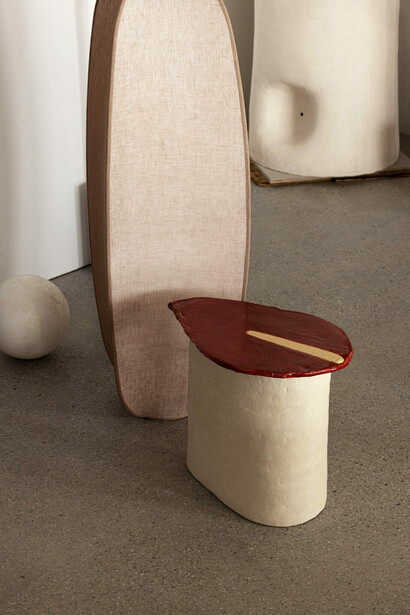 Eny Lee Parker, A soft place to land, exhibition view. Courtesy of Hannah Traore Gallery