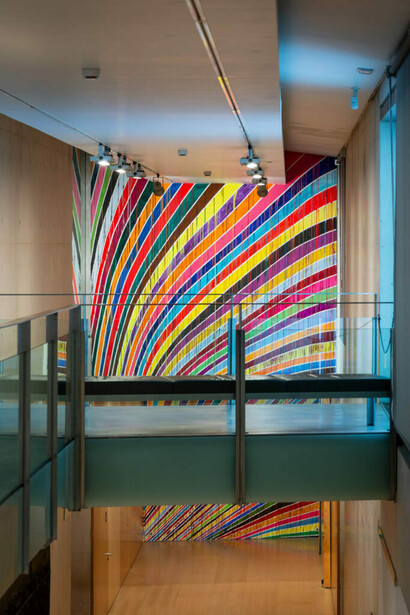 Markus Linnenbrink, Whatwethinkasinsignificantprovidesthepurestairwebreathe, exhibition view. Courtesy of Es Baluard Museu d'Art Contemporani de Palma
