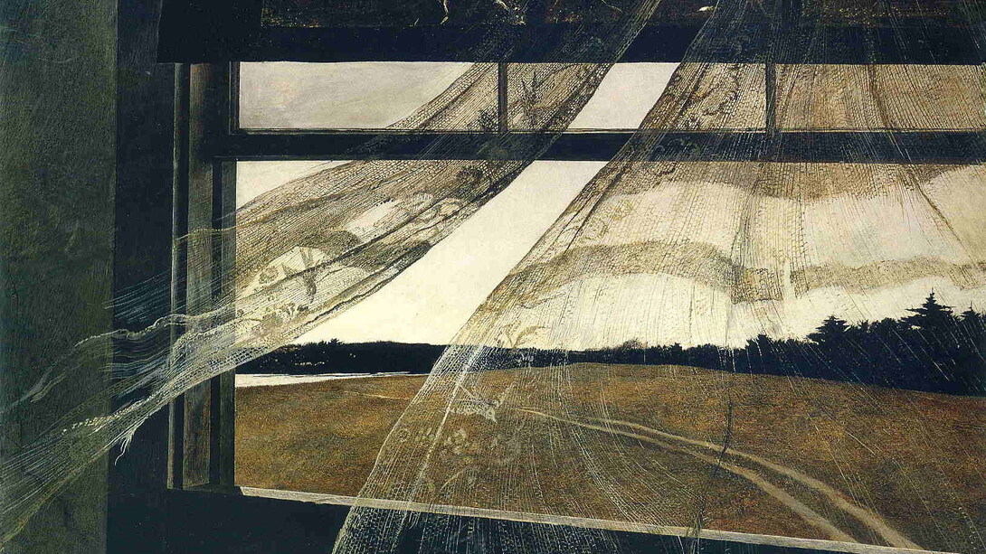 Andrew Wyeth, Viento desde el mar (1947)