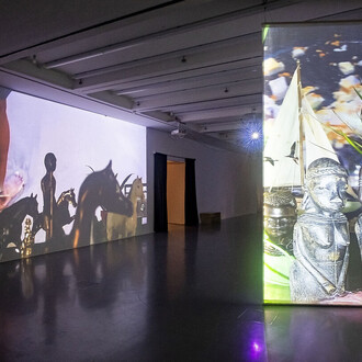 Cauleen Smith, The volcano manifesto, exhibition view. Courtesy of Kestner Gesellschaft