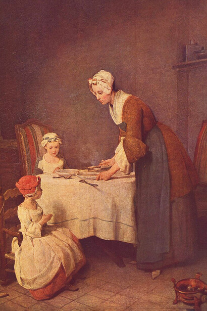 Jean Siméon Chardin, La bendición (c. 1740)