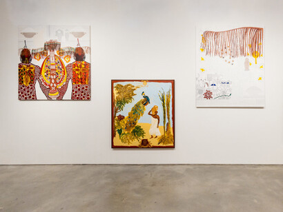Alberto Pitta and Elian Almeida, Carnival, struggle and other brazilian stories, exhibition view. Courtesy of Nara Roesler Gallery