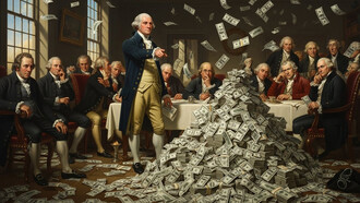 Die Unterzeichner der Verfassung der Vereinigten Staaten und das große Geld