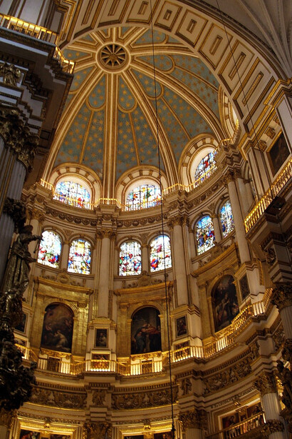 Diego Siloé, detail of the “Pantheon” in the Cathedral of Granada, Spain