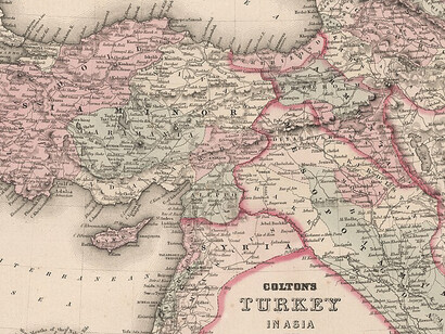 1866 Colton’s Map of Turkey in Asia and the Caucasus: this detailed 1866 map by G.W. Colton illustrates Turkey in Asia and the Caucasian provinces of Russia, showcasing political boundaries, topography, and key settlements of the region during the 19th century