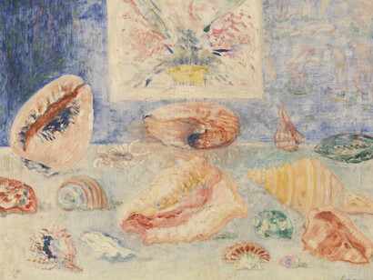 James Ensor, Still life with shells, 1933. Mit freundlicher genehmigung des Arp Museums