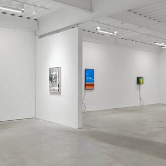 Owen Kydd and Kyle Tata, Surface / Signal, exhibition view. Courtesy of Casemore Gallery