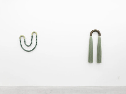 Eliza Bentz, Over and over, again and again, exhibition view. Courtesy of Arden + White Gallery