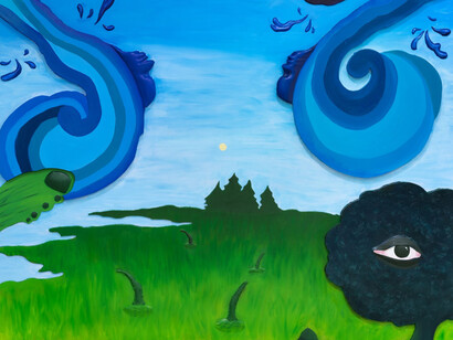 Alexandria Smith, a transparency of belief (detail), 2025. Courtesy of David Castillo Gallery