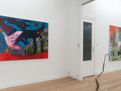 Various artists, Rivers in the sky, exhibition view. Courtesy of Eva Steynen Gallery