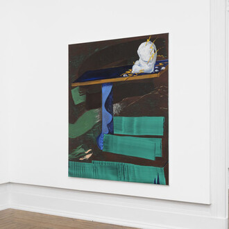 Rasmus Nilausen, Table of contents, vista da exposição. Cortesia de Jahn e Jahn