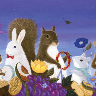 Gina Matarazzo, A merry band of sorts (detail), 2025. Courtesy of Abend Gallery