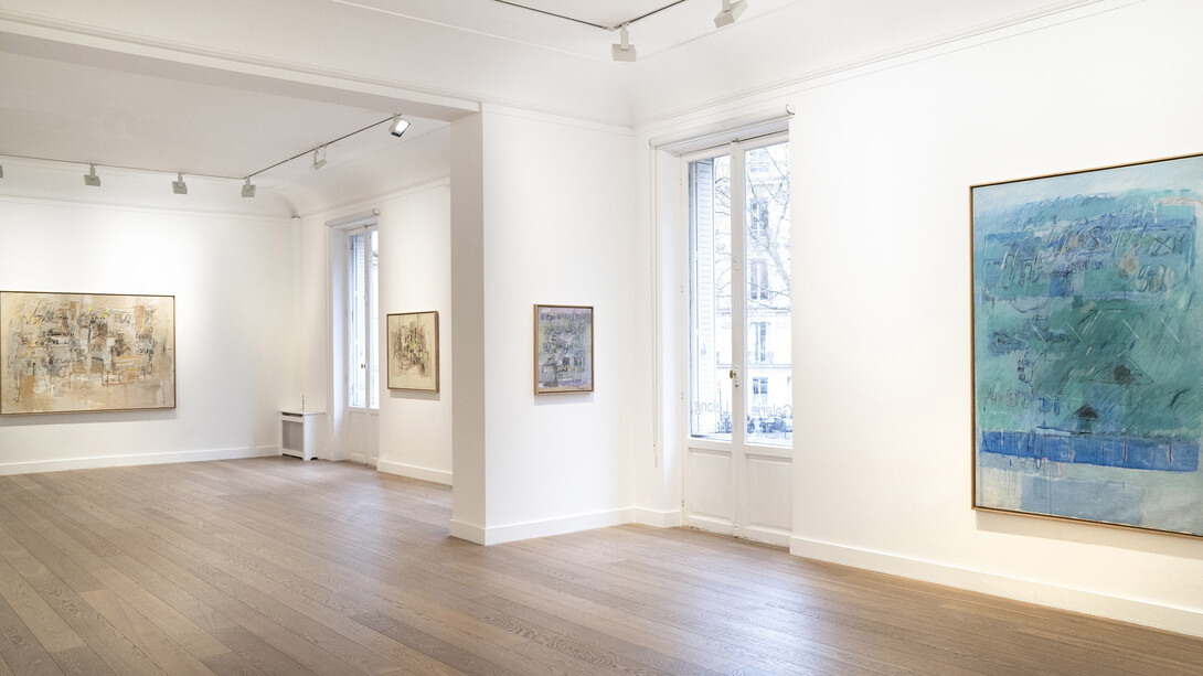 Sarah Grilo, Paris ↔ Madrid, exhibition view. Courtesy of Galerie Lelong