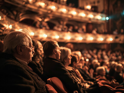 A full house listening intently, reflecting how great acoustics can make every seat feel like the best one
