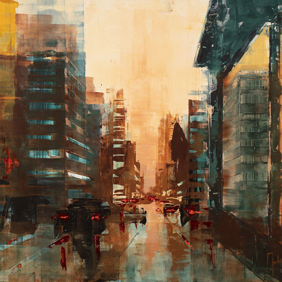 Martin Köster, NYC study XI (detail). Courtesy of Gallery V58