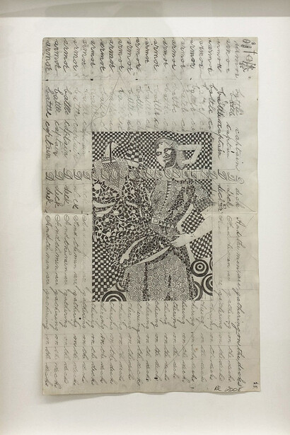 Roz Leibowitz, Armor (detail), 2008. Courtesy of Sears-Peyton Gallery