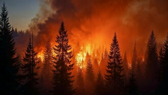 A wall of flames engulfs the forest—an urgent reminder of why Greece must rethink how it fights wildfires