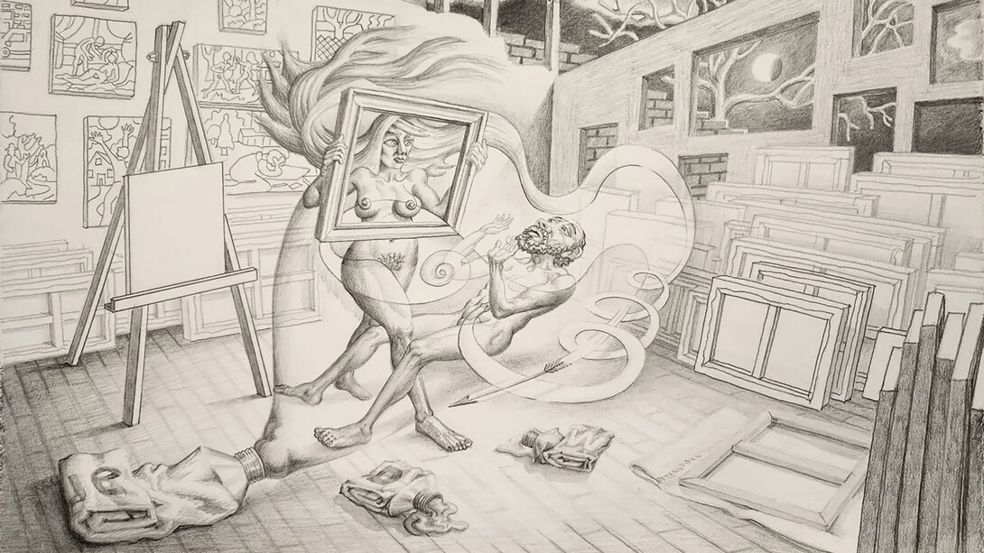 Tom Torluemke, Primary inspiration, 2023. Courtesy of Bert Green Fine Art