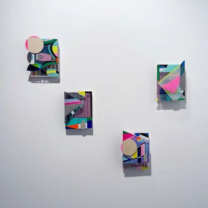 Danny Rolph, Le stagioni, exhibition view. Courtesy of 532 Gallery Thomas Jaeckel