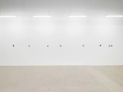 Mike Bayne, Ghosts, water towers, bowling alleys and Dave Joy, exhibition view. Courtesy of Blouin Division