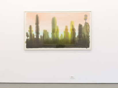 Juan Manuel Rodríguez, Amanecer infinito, vista de exhibición. Cortesía de Galería Xippas