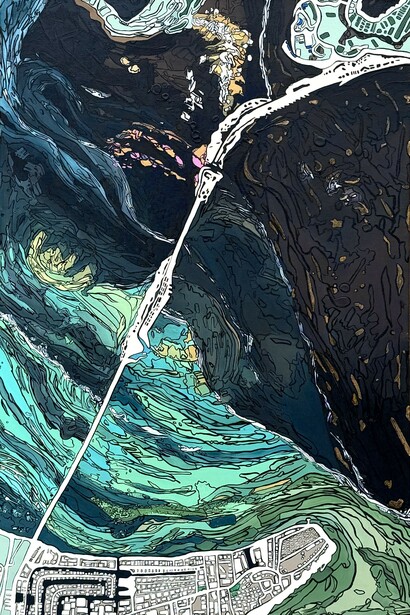 Sam Arnold, January (detail), 2025. Courtesy of Jackson Junge Gallery