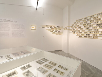 Der Grazer gehfotograf, ausstellungsansicht. Mit freundlicher genehmigung des Museum für Geschichte