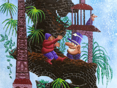 Hervé Di Rosa, Le château décomposé (detail), 2025. Courtesy of Galerie Templon