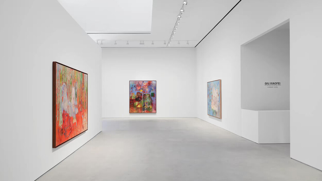Qiu Xiaofei, The theater of Wither and Thrive, exhibition view. Courtesy of Hauser & Wirth Gallery