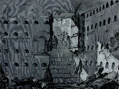 Camera Sepolcrale pochi passi distante da quella gia descritta della Famiglia di L. Arrunzio..., Rome, 1756. 370 x 590 cm. Retrieved from Ficacci, L. (2022). The Antiquities of Rome. In Piranesi: The Complete Etchings (p. 213)