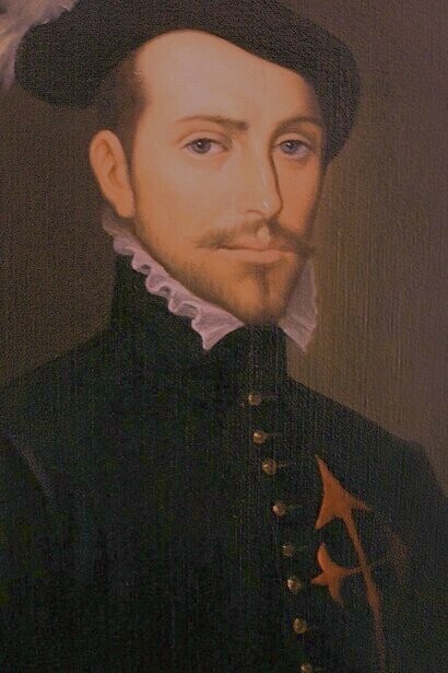 "Retrato de Hernán Cortés", óleo sobre lienzo, anónimo, siglo XVII