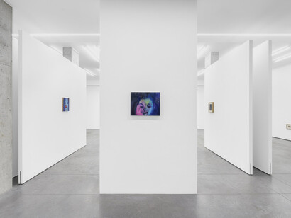 Bram Van Breda, When a bubble hits the surface, vue de l'exposition. Avec l'aimable autorisation de la Whitehouse Gallery