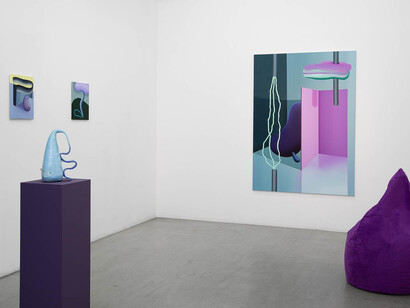 Anna Nero, Douceurs subversives, vue de l'exposition. Avec l'aimable autorisation de la Galerie Paris·B