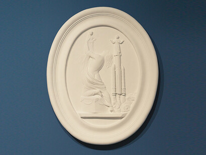 The Bounty Killart, Ex Voto, 2014, gesso, cm 63 x 78 x 6