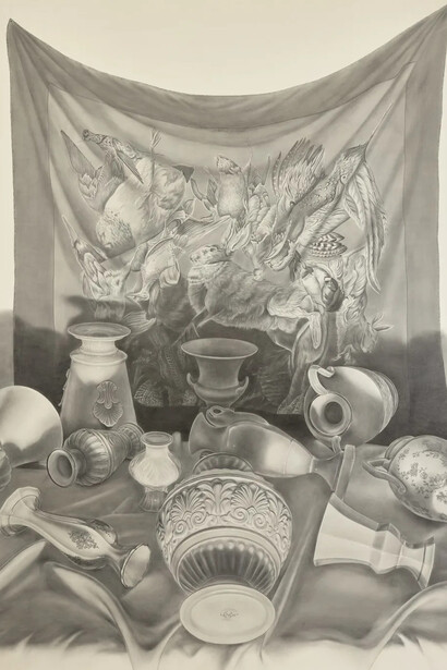 Katherine Vetne, Death in the pot, 2025. Courtesy of Catharine Clark Gallery