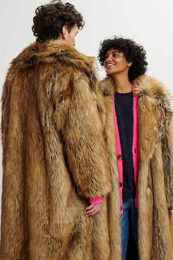 Faux fur for all: the new winter uniform that transcends gender and tradition