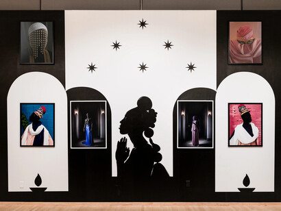 Shawn Theodore, Pyramid club uninterrupted, exhibition view. Courtesy of Paradigm Gallery + Studio